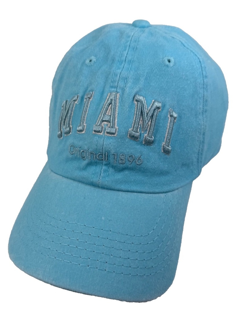 Robin Ruth Miami Baseball Cap, Adjustable OSFM - Blue